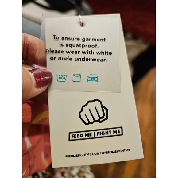 Feed Me Fight Me NWT Shorts M. Donut Sprinkles. Bright. Active wear. M - Picture 7 of 9